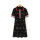 New Bee Pattern Embroidered Short Sleeve Knitted Lapel